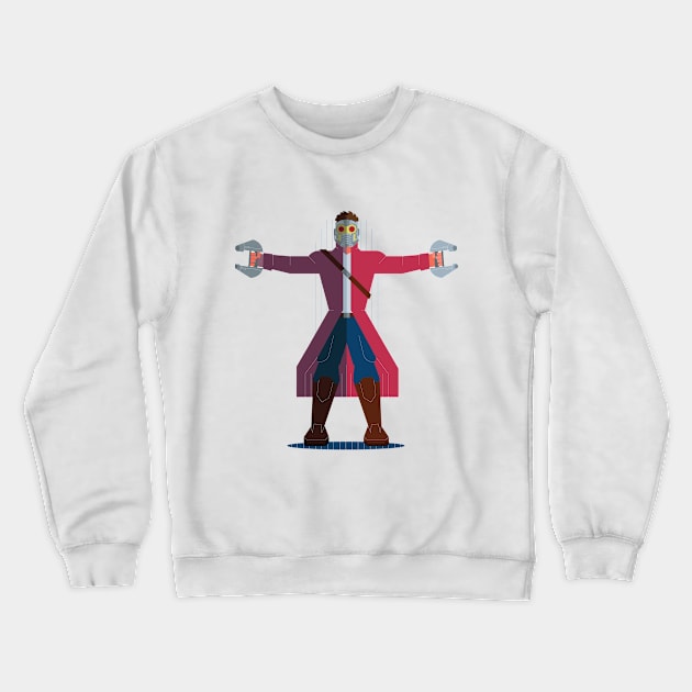 Star Lord Crewneck Sweatshirt by neilvfernando